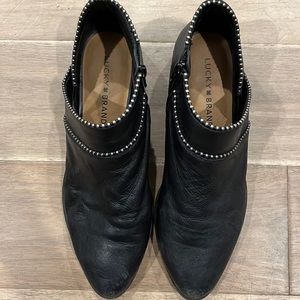 Lucky Brand Perrma Booties Size 7.5 PREOWNED